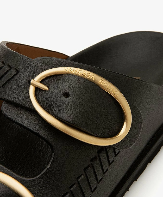 Vanessa Bruno | Sandale Fussbet Sandale Plate - Black - Image 5