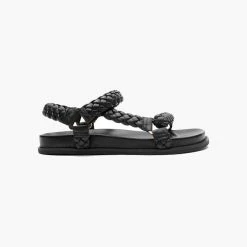 La Tribe | Elke Braided Sandal - Black