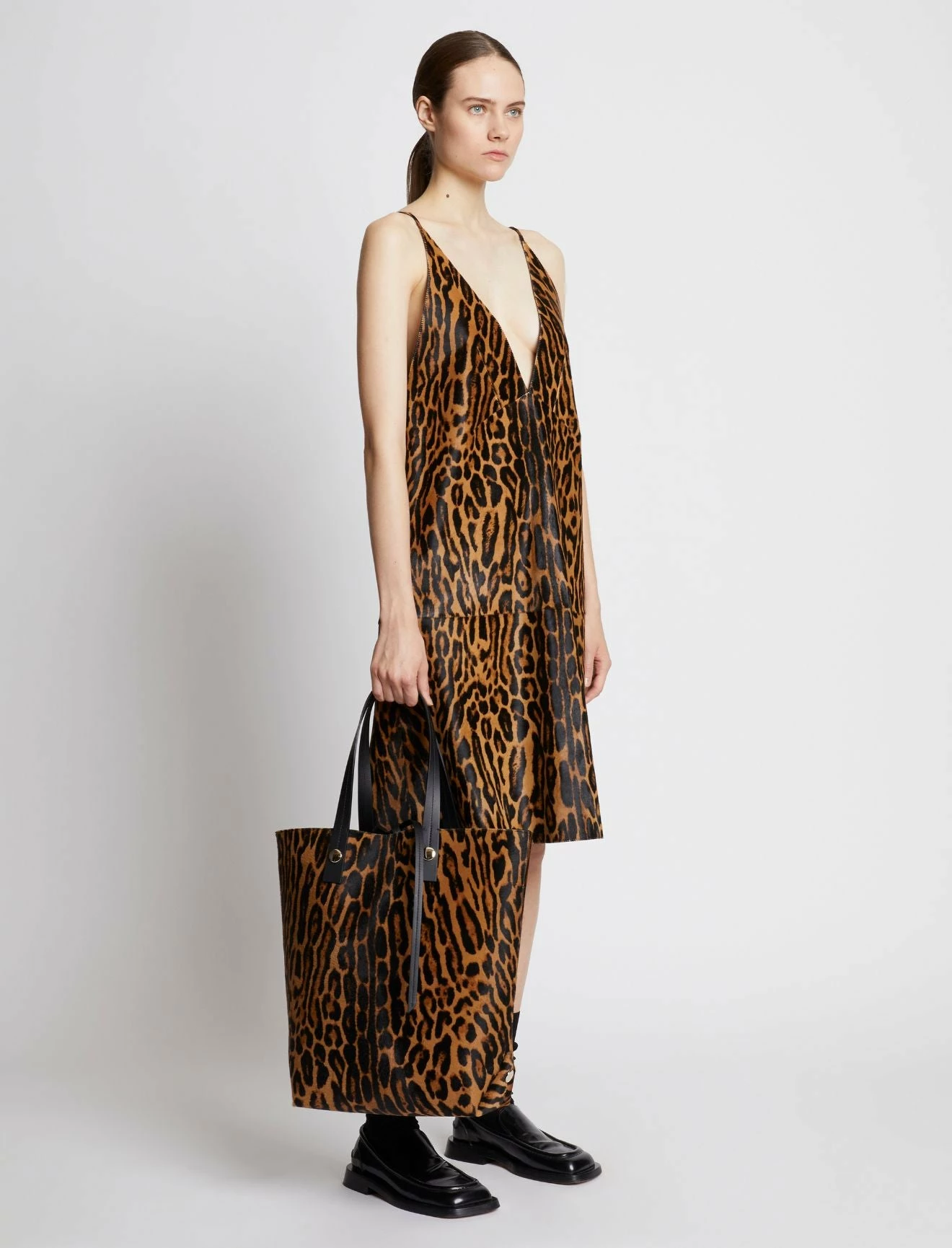 Proenza Schouler | North South Tote - Leopard - Image 2