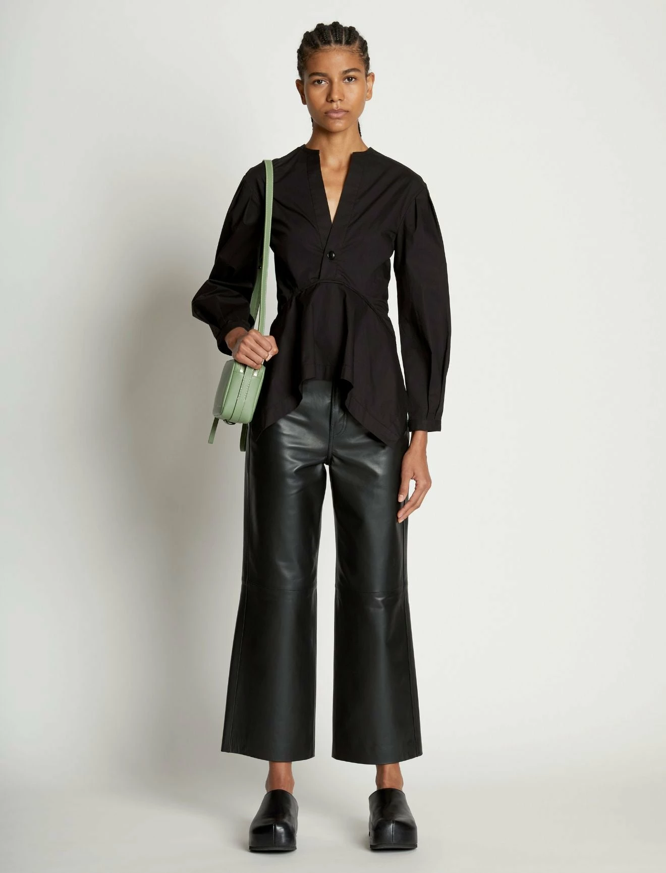 Proenza Schouler White Label | Watts Leather Camera Bag - Artichoke - Image 6