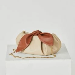 Rory William Docherty | Daily Bow Bag - Taupe/Cinnamon