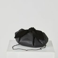 Rory William Docherty | Daily Bow Bag - Black/Black Suede