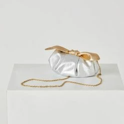Rory William Docherty | Baby Bow Bag - Silver/Gold