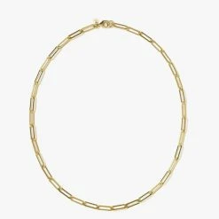 Meadowlark | Paperclip Heavy Necklace 45cm - Gold