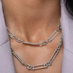 Zoe & Morgan | Prana Chain 50cm - Silver