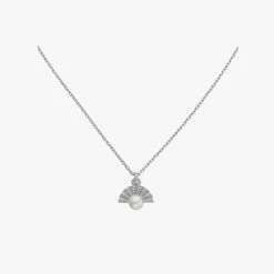 Zoe & Morgan | Calypso Necklace - Sterling Silver With Freshwater Pearl