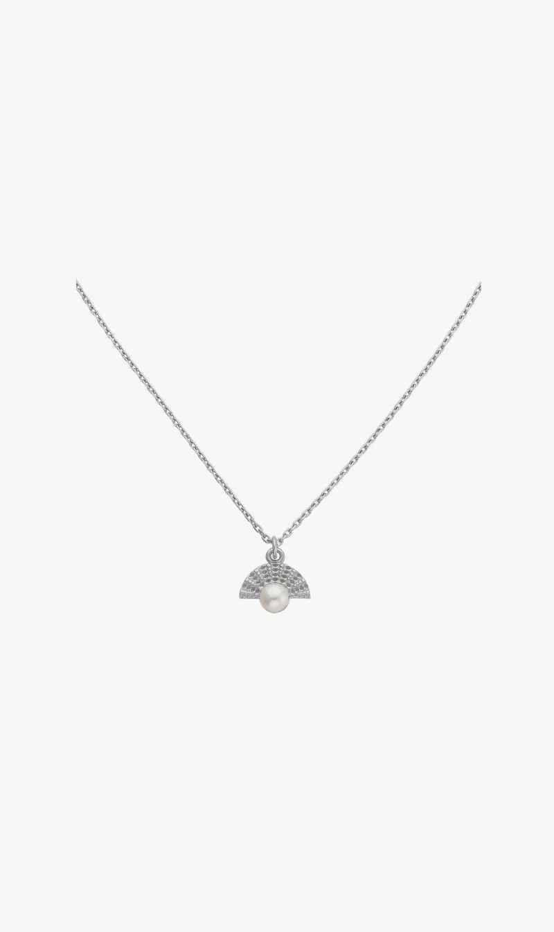 Zoe & Morgan | Calypso Necklace - Sterling Silver With Freshwater Pearl