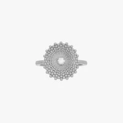 Zoe & Morgan | Helios Ring - Sterling Silver With White Zircon
