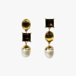 Jasmin Sparrow | Lavinia Earrings - Umber Gold