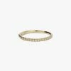 Meadowlark | 1mm Halo Eternity Band - 9ct Yellow Gold / White Diamond