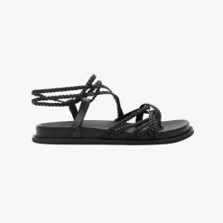 La Tribe | Plaited Sandal - Black