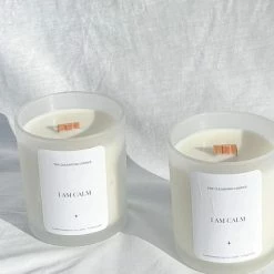 The Cleansing Corner | Affirmation Candle - I Am Calm