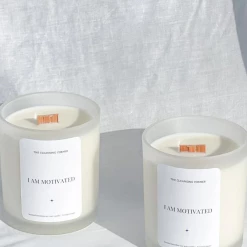The Cleansing Corner | Affirmation Candle - I Am Motivated