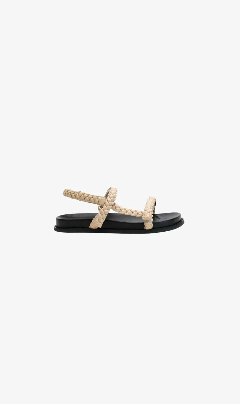 La Tribe | Thin Elke Braided Sandal - Sand