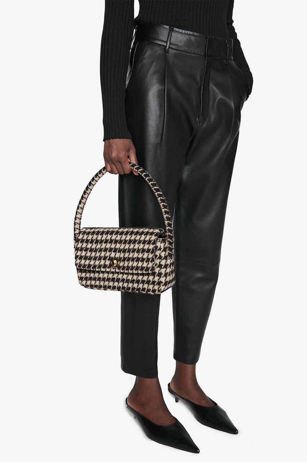Anine Bing | Nico Bag - Houndstooth - Image 7