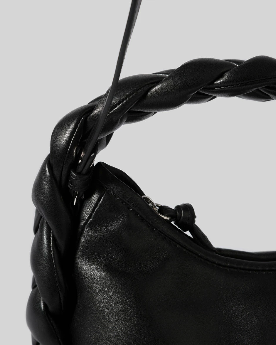 Hereu | Espiga Mini Plaited Crossbody Bag - Black - Image 2