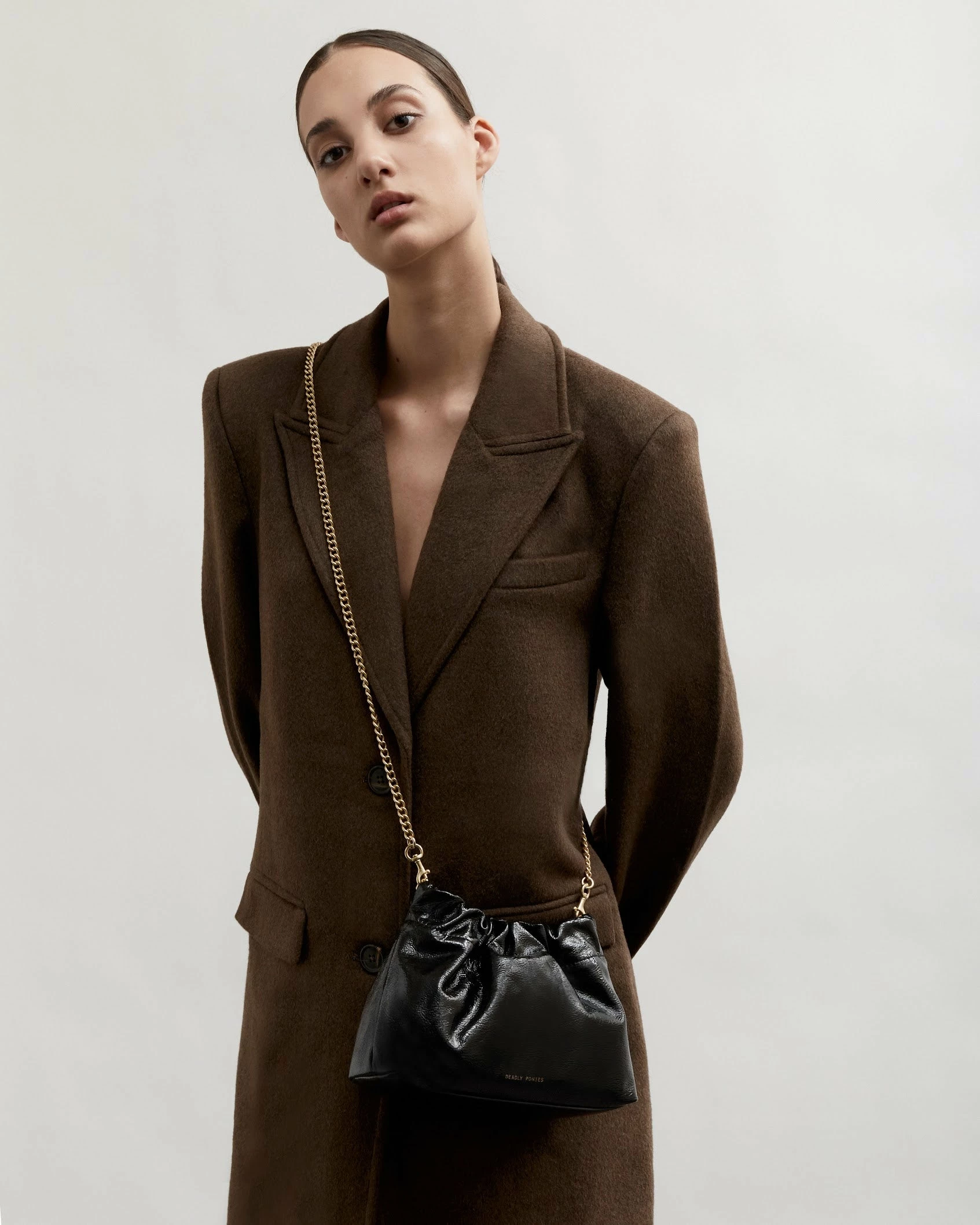 Deadly Ponies | Mr Cinch Mini Patent - Black - Image 3