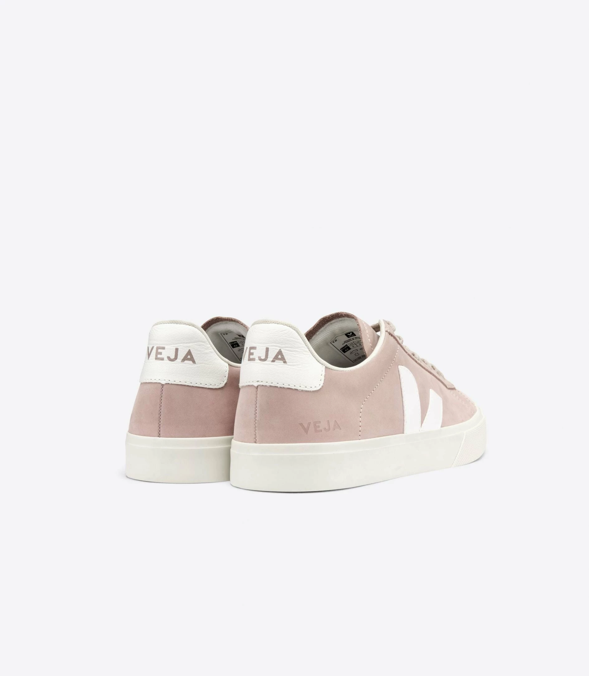Veja | Campo Nubuck - Babe / White - Image 4