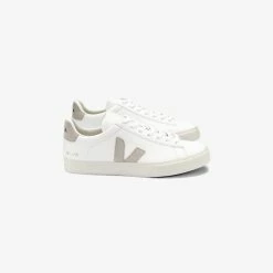 Veja | Campo Chromefree - Extra White Natural Suede