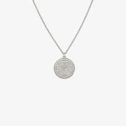 Zoe & Morgan | Communication Vishuddha Necklace - 925 Sterling Silver