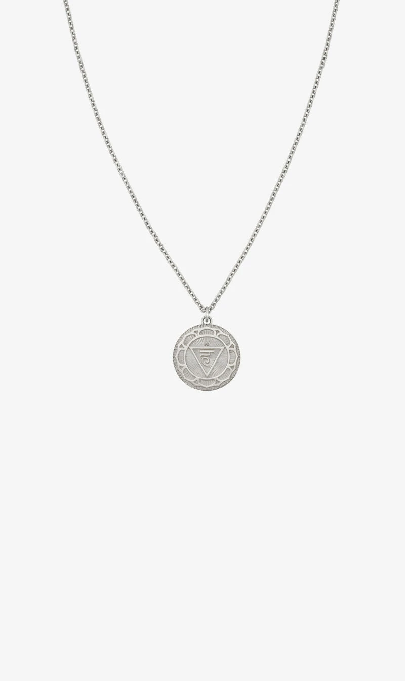 Zoe & Morgan | Communication Vishuddha Necklace - 925 Sterling Silver