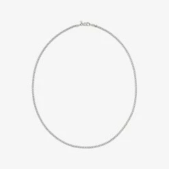 Meadowlark | Curb Chain Necklace 40cm - Sterling Silver