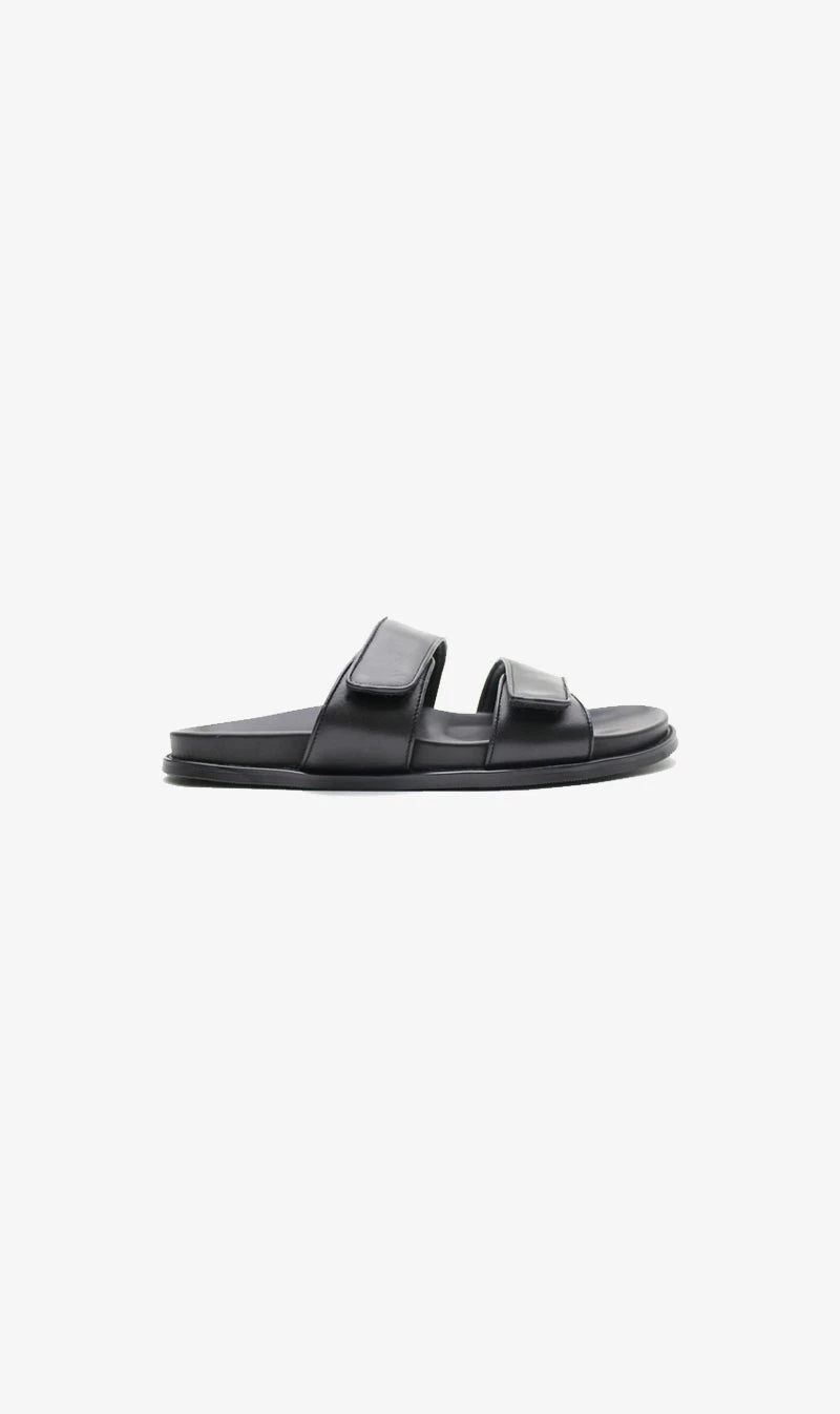 La Tribe | Double Strap Slide - Black