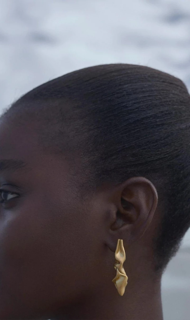 Completed Works | R2122 Earrings - Gold - Image 3