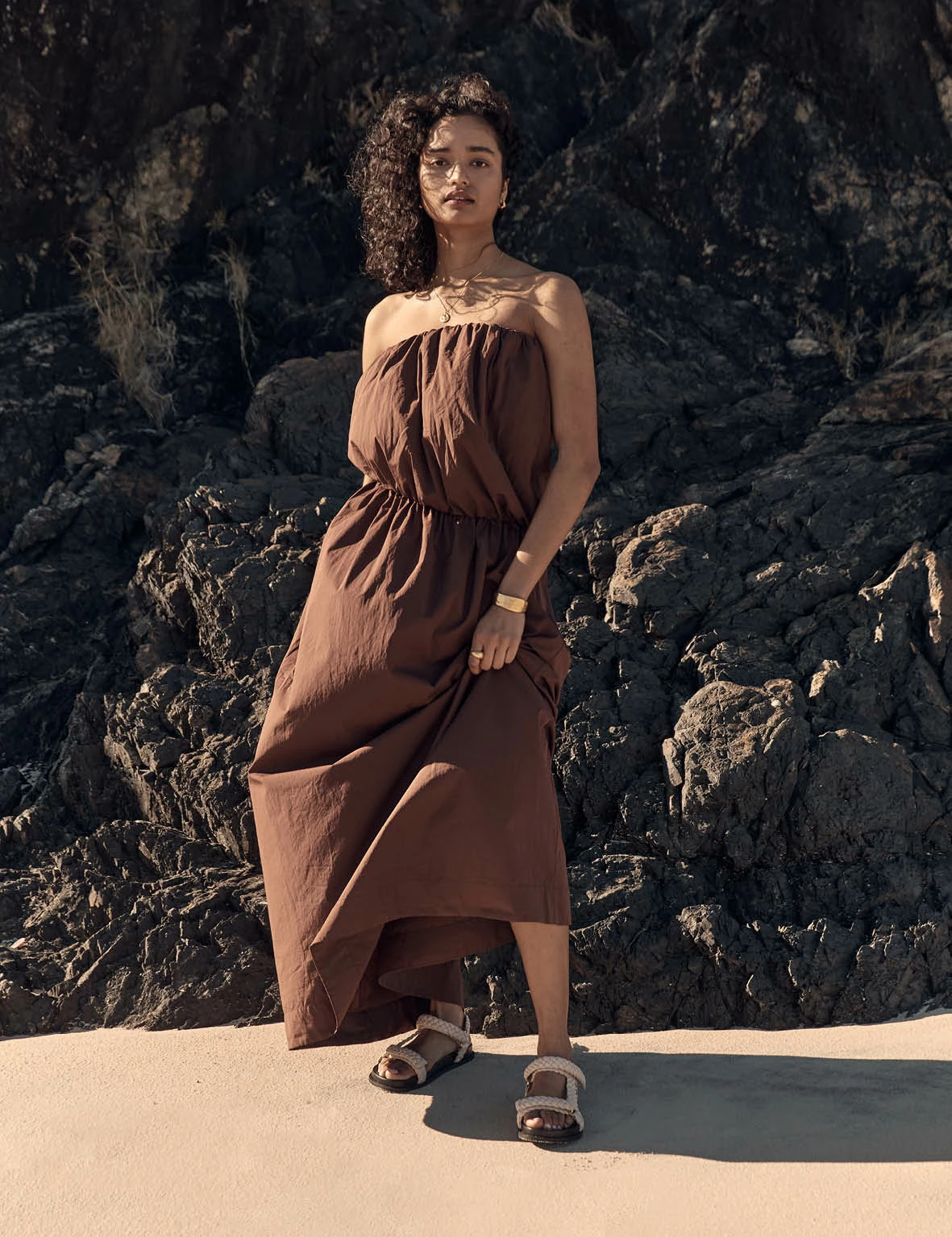 La Tribe | Elke Braided Sandal - Cream - Image 7