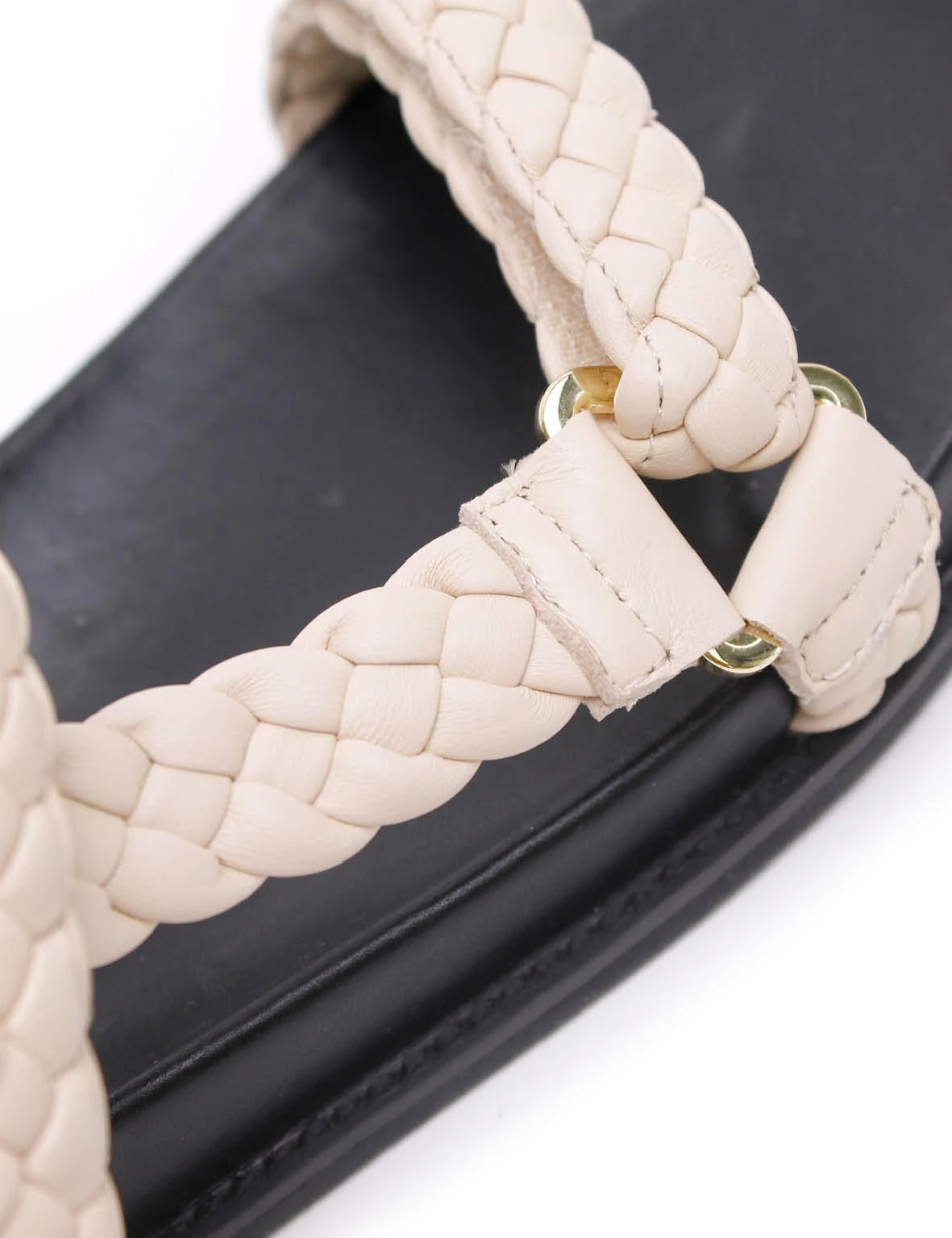 La Tribe | Elke Braided Sandal - Cream - Image 10