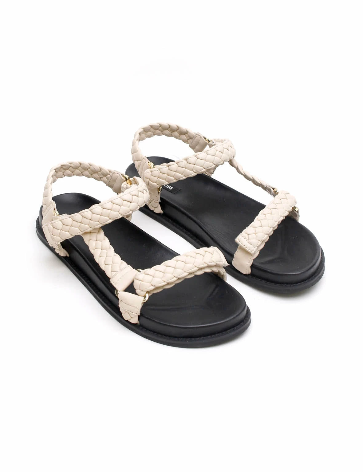 La Tribe | Elke Braided Sandal - Cream - Image 9