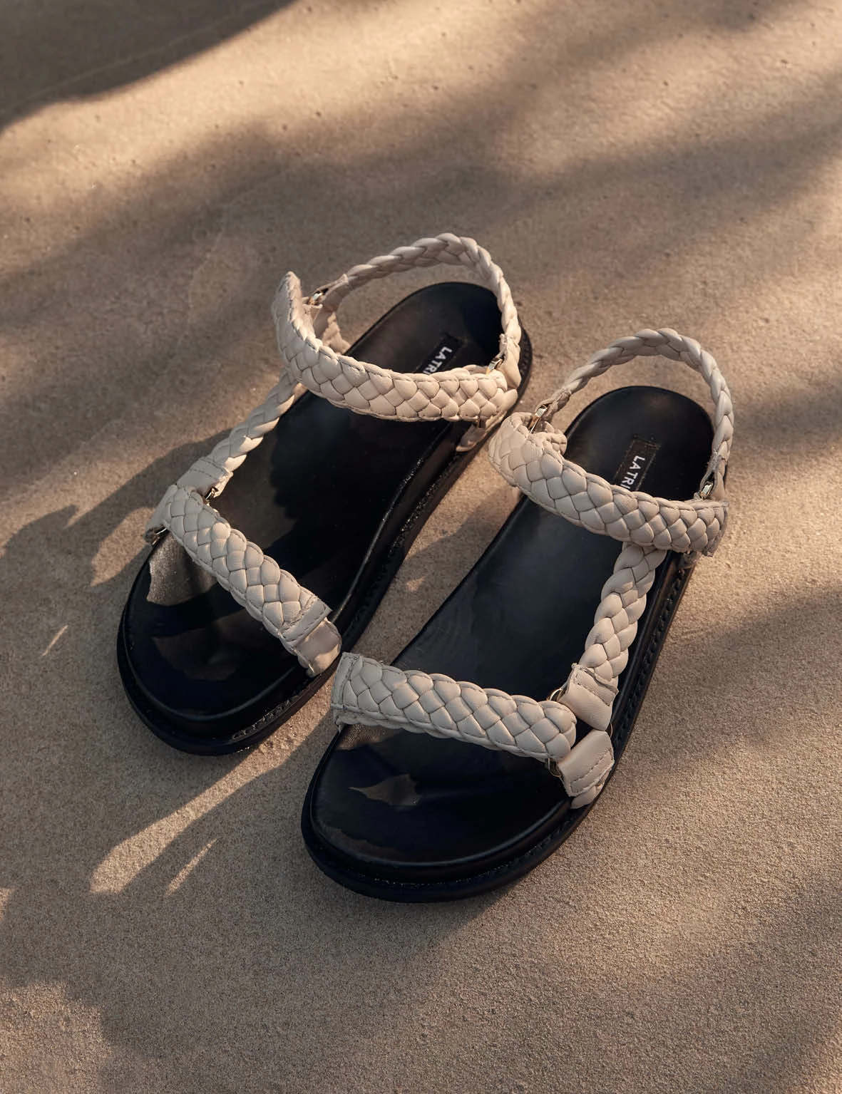 La Tribe | Elke Braided Sandal - Cream - Image 5