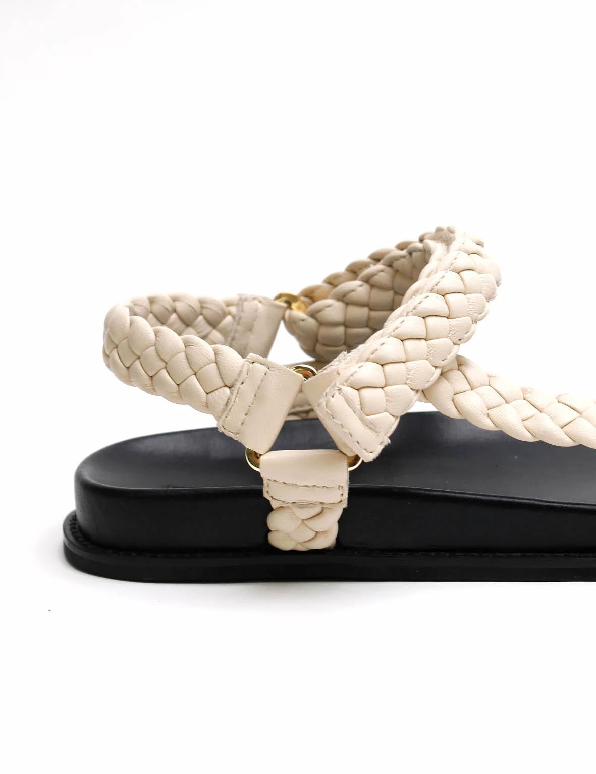La Tribe | Elke Braided Sandal - Cream - Image 8