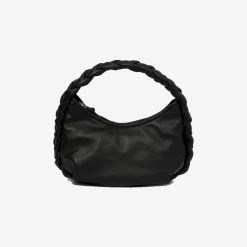 Hereu | Espiga Plaited Shoulder Bag - Black