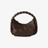 Hereu | Espiga Plaited Shoulder Bag - Dark Brown