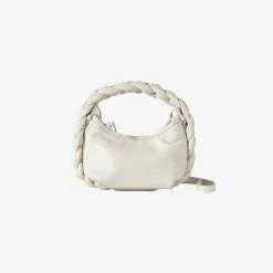 Hereu | Espiga Mini Plaited Crossbody Bag - Cream