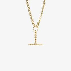Meadowlark | Fob Chain Necklace - Gold Plated
