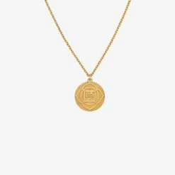 Zoe & Morgan | Grounding Muladhara Necklace - 22K Gold Plated