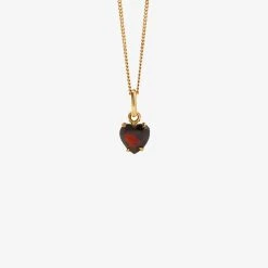 Meadowlark | Heart Jewel Necklace - 9ct Yellow Gold