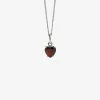 Meadowlark | Heart Jewel Necklace - Silver