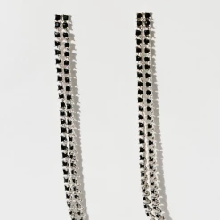 Jasmin Sparrow | Wave Earrings - Silver Black Onyx