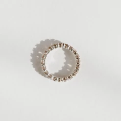 Jasmin Sparrow | Wave Ring - Silver Smokey Quartz