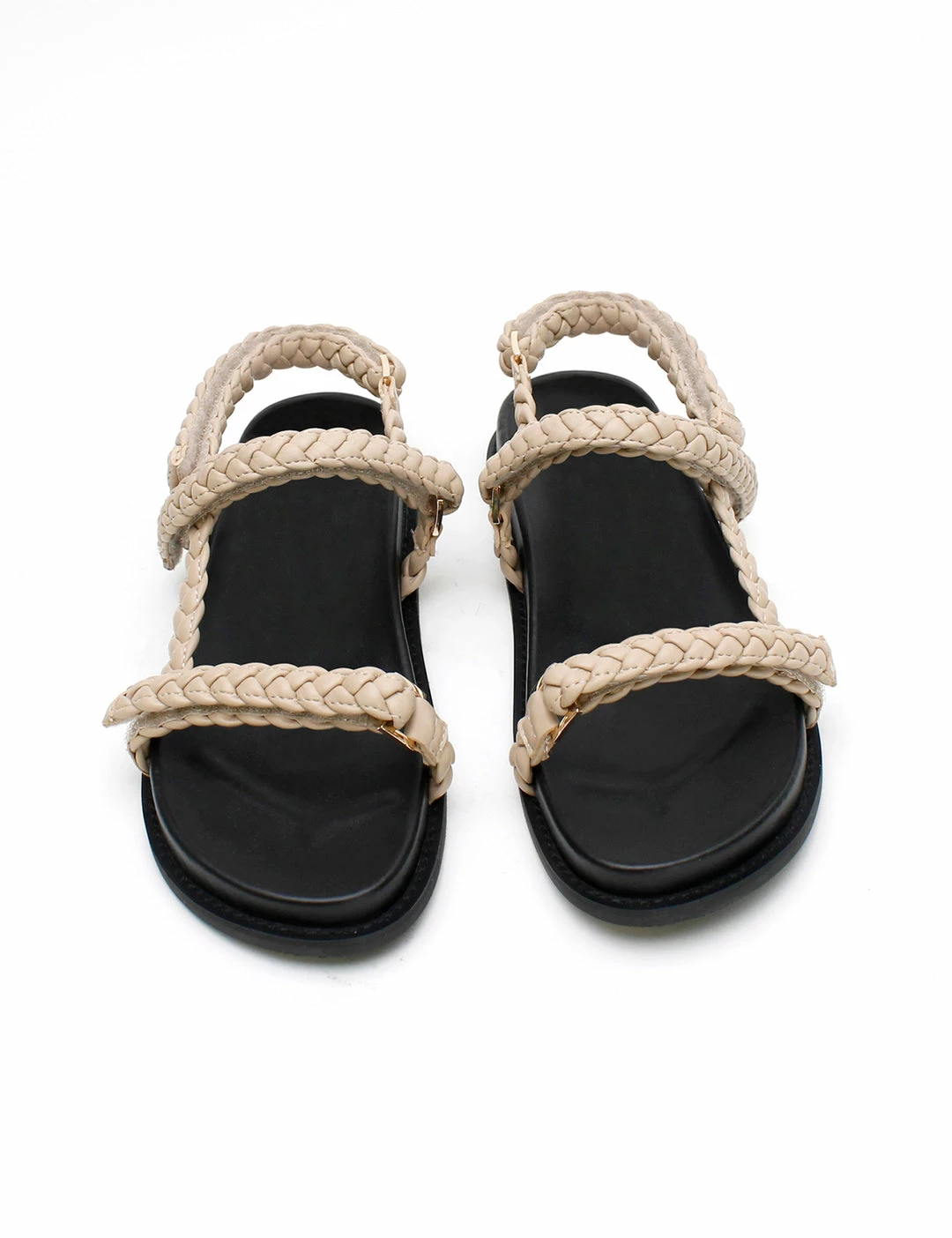 La Tribe | Thin Elke Braided Sandal - Sand - Image 2