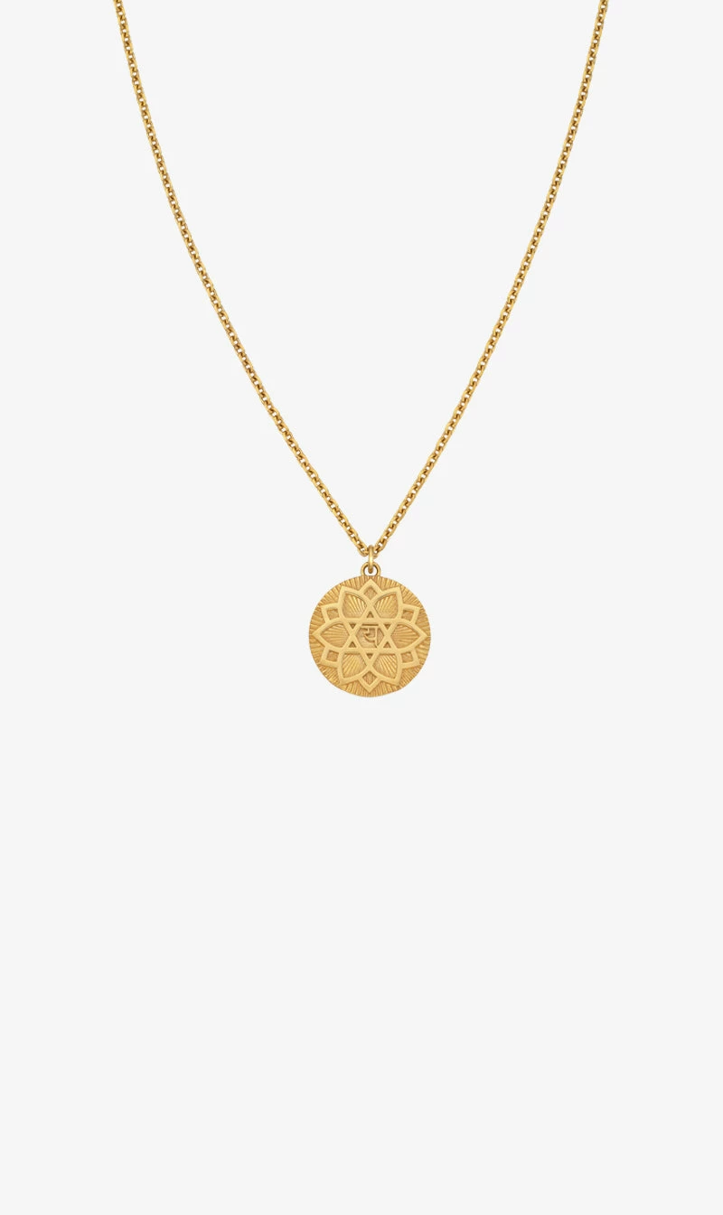 Zoe & Morgan | Love Anahata Necklace - 22K Gold Plated