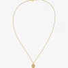 Zoe & Morgan | Kina Necklace - Gold/White Zircon