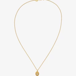 Zoe & Morgan | Kina Necklace - Gold/White Zircon