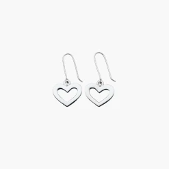 Karen Walker | Heart Earrings - Silver