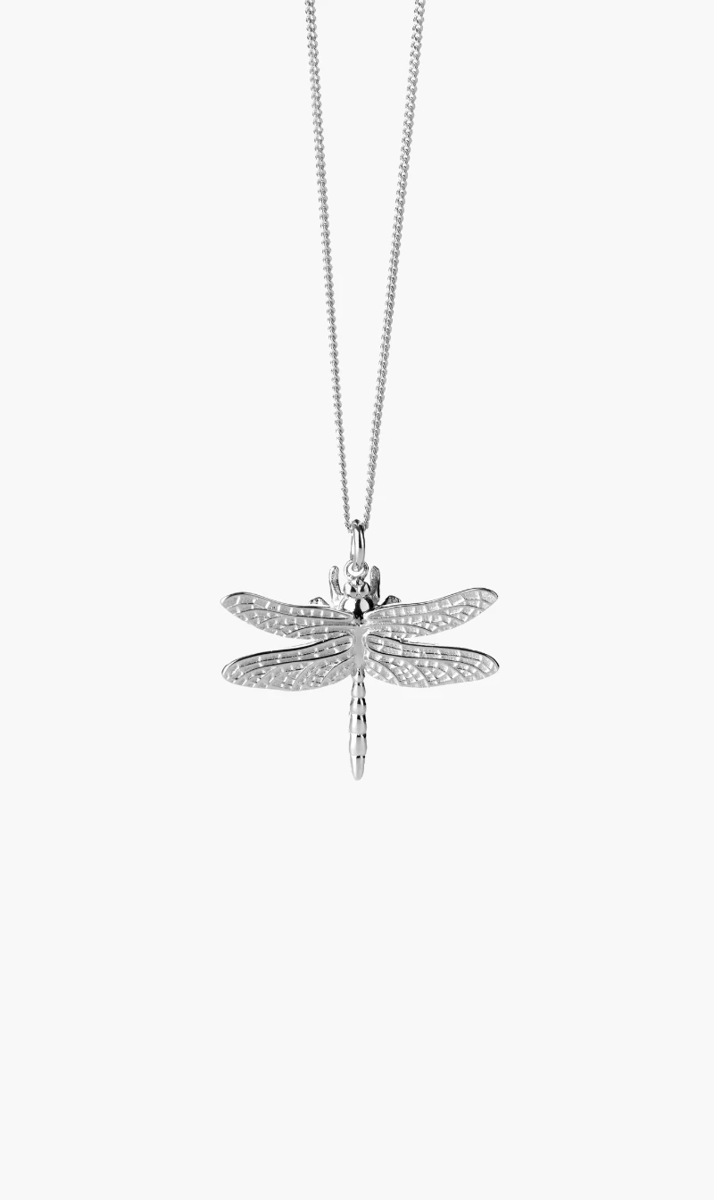 Karen Walker | Dragon Fly Necklace 45cm - Silver