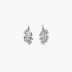Worth & Douglas Karen Walker | Leaf Studs - Silver