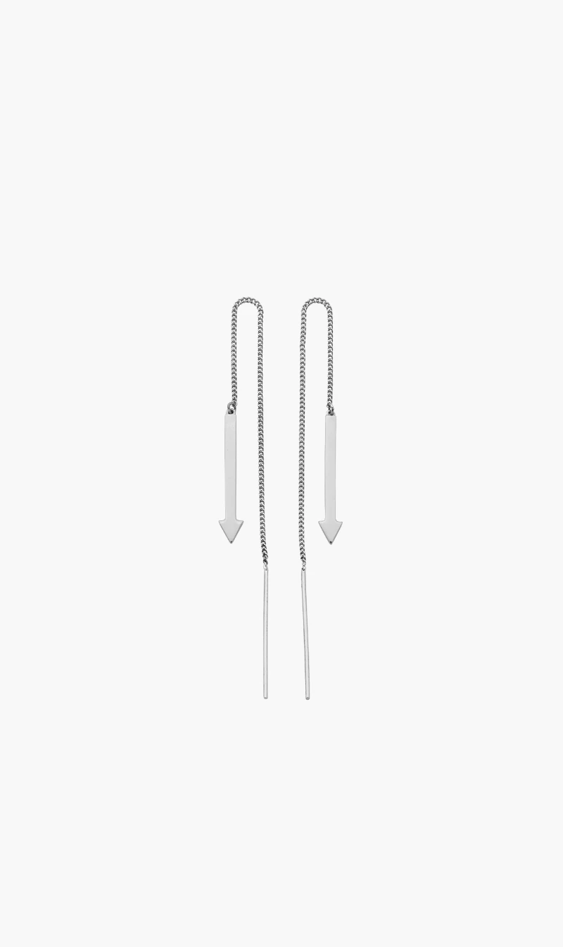 Worth & Douglas KAREN WALKER JEWELLERY | Metronome Earrings - Silver